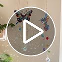 Colorful Hummingbird Crystal Suncatcher Hanging Garden Decor