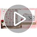Pink Bows Shower Curtain - Waterproof Polyester, 72x72 Inches