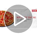 BAKKENMASTER Round Perforated Pizza Baking Pan - Blue Non-Stick, Durable & Dishwasher Safe