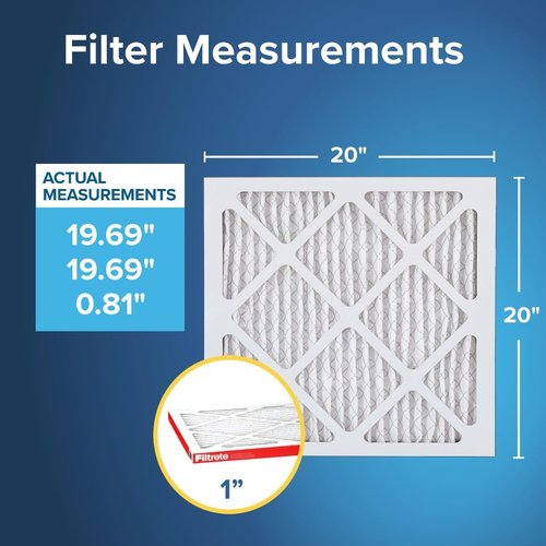 Filtrete 20x20x1 Air Filter - MERV 11 Micro Allergen Defense | 2-Pack Pleated HVAC Filters