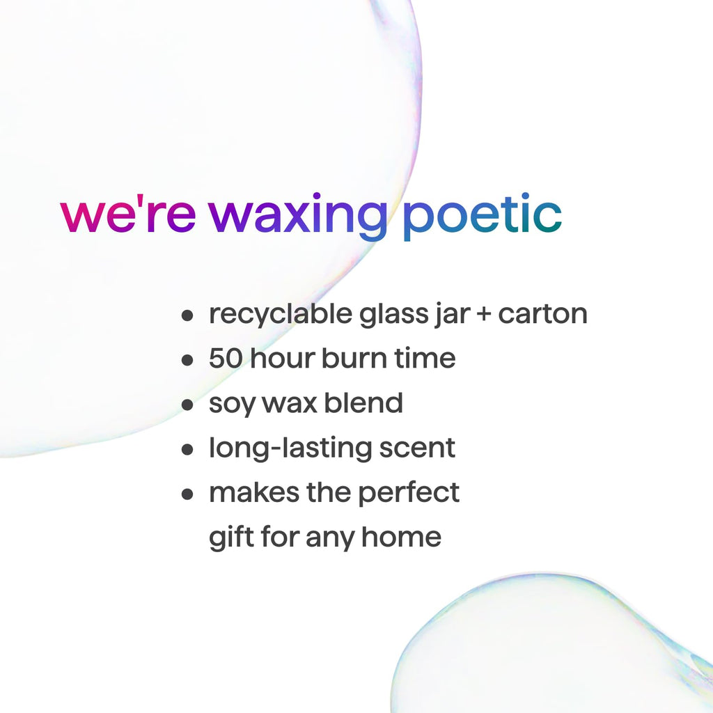 Method Premium Soy Candle, Violet + Lavender, 2 Wick, Recyclable Jar, Up to 50 Hours Burn Time, 14 oz