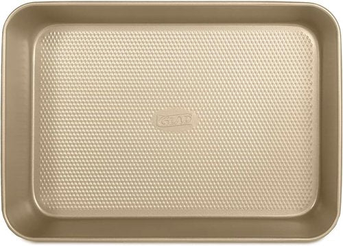 Glad Nonstick Baking Pan - Heavy Duty Oblong Metal Dish for Cakes & Lasagna | Large Size