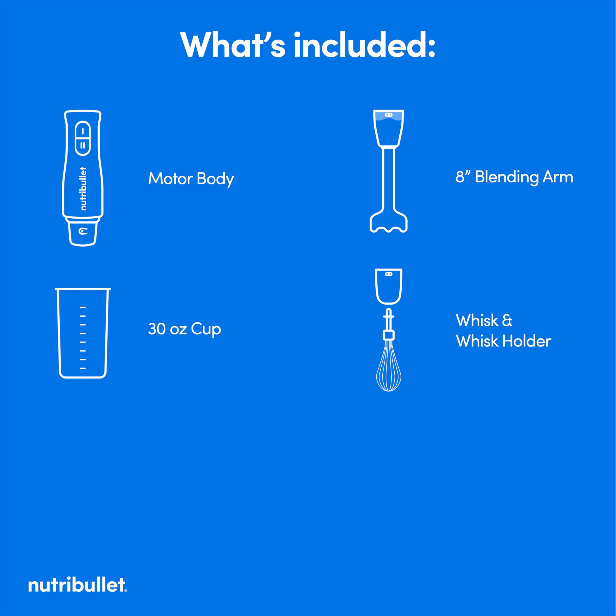 nutribullet Lite Immersion Blender Dark Gray