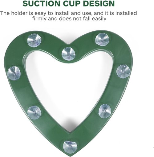 Heart Shaped Floral Foam Cage by [Brand Name] - Large Wet Flower Mud Base for Stunning Arrangements