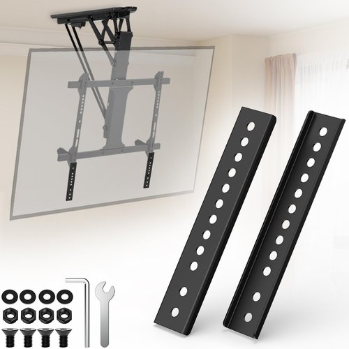 Vertical VESA TV Mount Extender Bracket Kit Compatible Designed for Low VESA Pattern TV’s,Fits for TV Ceiling Mounts,Extension Bracket Plate