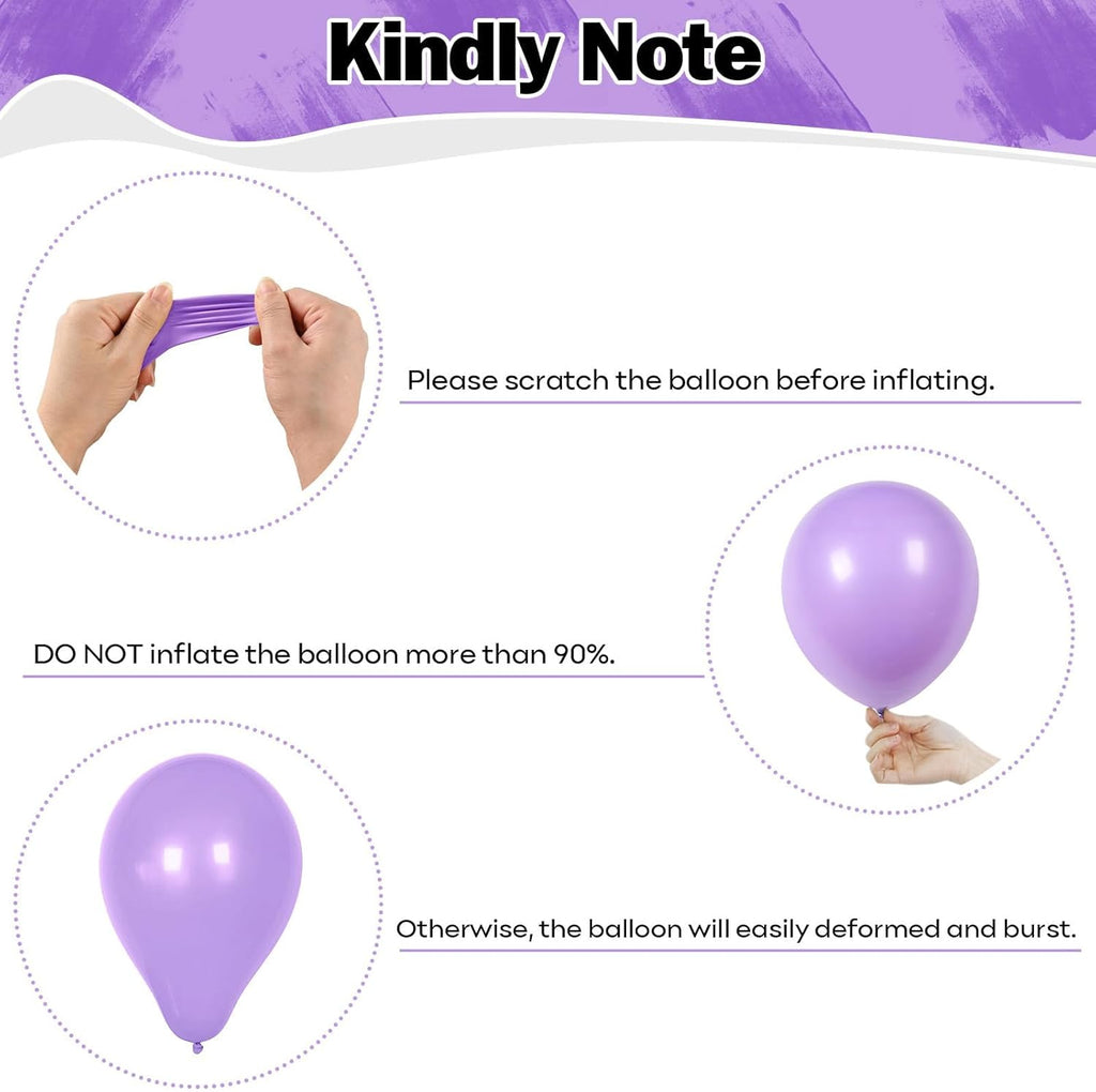 Purple Pink Balloons - 12 Inch Mermaid Halloween Balloon Set | 35 Pcs with Metallic Confetti for Parties
