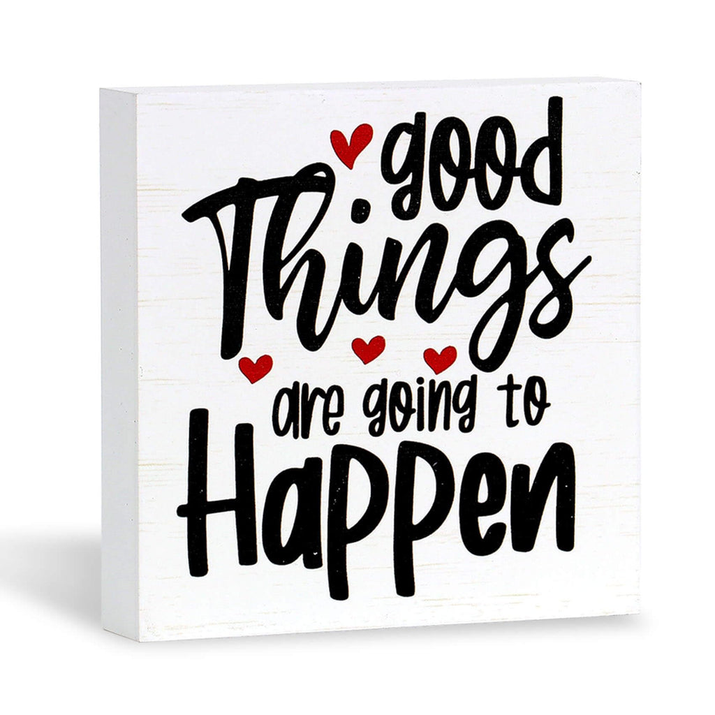 Double-Sided Wooden Box Sign, But Did You Document It Office Decor 2-in-1 Sayings Wood Block Signs, 5x5 Inches Reversible Table Centerpiece Decorations for Desk