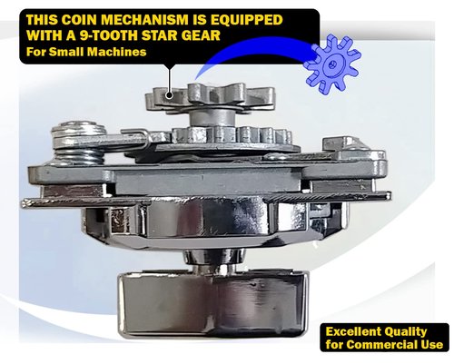 Coin Mechanism for Beaver Machines. 1 Dollar Purchase Coin Mech for Beaver Gumball Machine Candy Machine. Fit SB, RB, SB & BGB Replacement Part for Gumballs and Candy Vending Machines - NEW