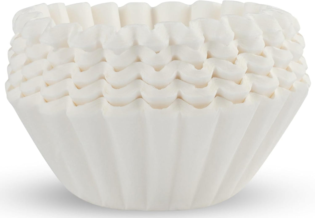 Tupkee Extra Large Coffee Filters - Chlorine-Free, No Overflow, No Tearing - 250 Count, 13.75” x 5.25”