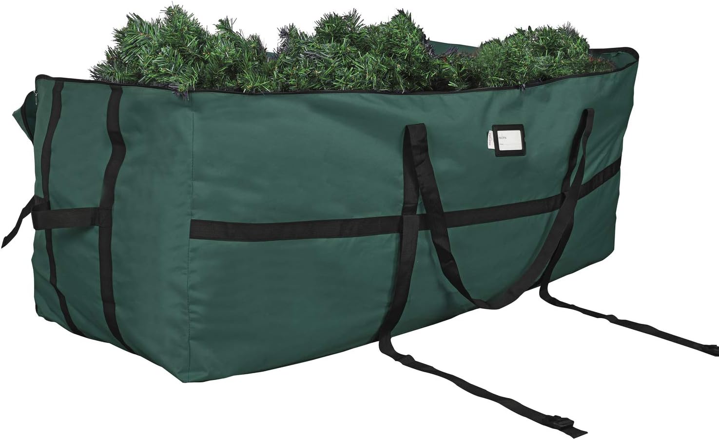 ProPik Christmas Tree Storage Bag - Heavy Duty Container for 9 Ft Disassembled Trees | 24" Height X 24" Width X 60" Length, Green