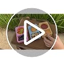 FACAJO 3-Piece Reusable Silicone Snack Containers - Dual Compartment