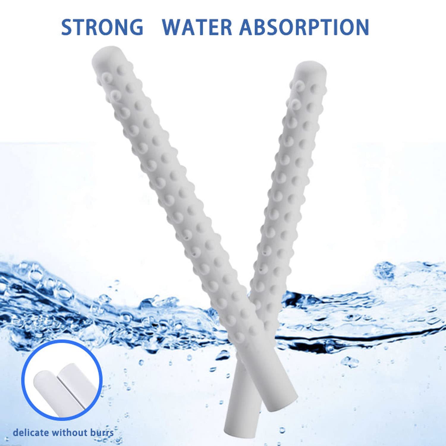3X Reusable Drying Rods Scouring Sticks Water-Absorption Absorb Absorption Stick Laboratory Desiccant Stick Quickly Drying Stick Diatom Bump for Toys Up-to-date Absorbent Rod