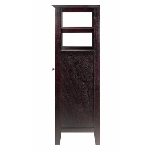 Winsome Alta Wine Storage, Espresso, 19.13"W x 37.48"H x 12.72"D