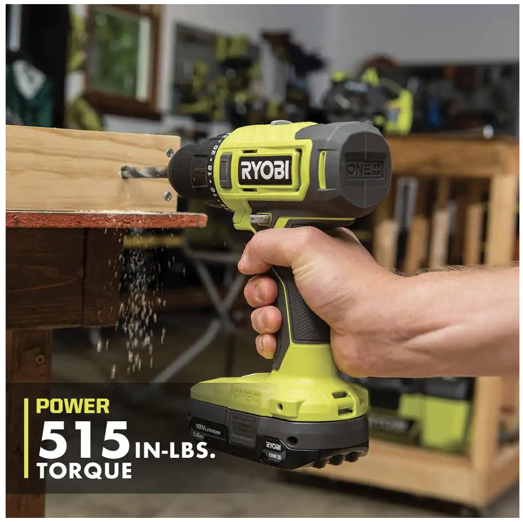 RYOBI ONE+ 18V Cordless 1/2in Drill/Driver PCL206B (Tool Only)