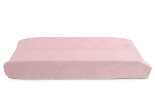 Delta Children Contoured Changing Pad with Plush Cover, Pink