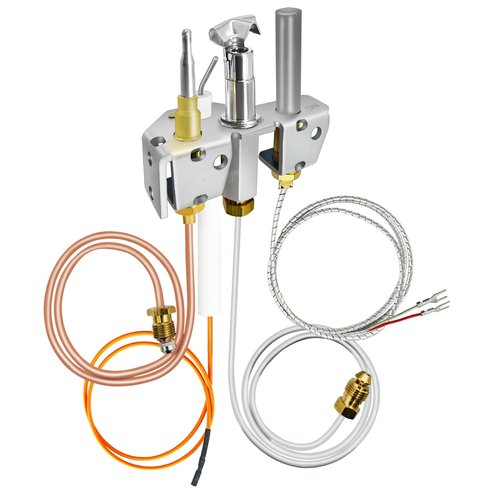 zuviuviz 25660, 4021-732 Pilot Assembly Natural Gas (NG) for Heatilator, Heat-N-Glo and Quadrafire Stove & Fireplace, Replacement Natural Gas Pilot Assembly for Heatilator GNDC33, GNDC36