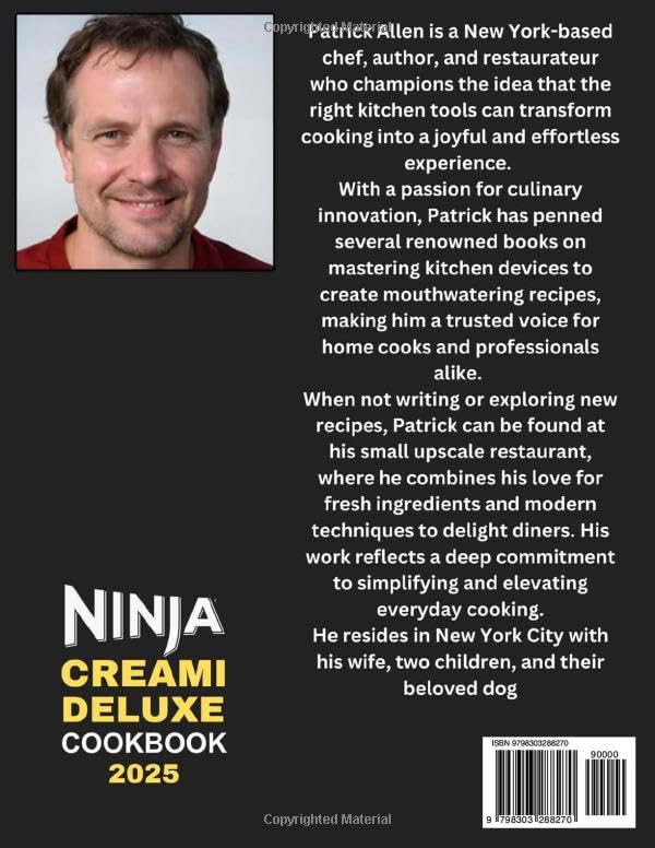 Ninja Creami Deluxe Cookbook 2025 - Easy Homemade Frozen Recipes for Ice Cream, Sorbet & More