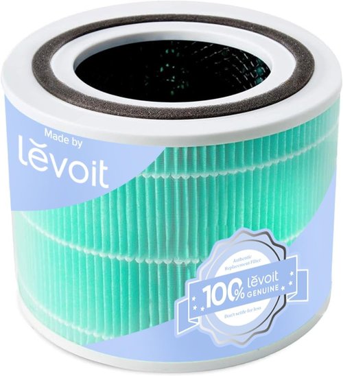 LEVOIT Core 300-P Air Purifier Replacement Filter - Genuine HEPA & Activated Carbon, Green