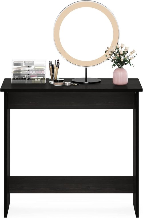 FURINNO Study Table - Simplistic Design in Elegant Espresso Finish | Perfect for Home or Office