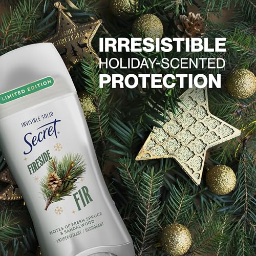 Secret Fresh Antiperspirant Deodorant for Women, Fireside Fir, 2.6 oz