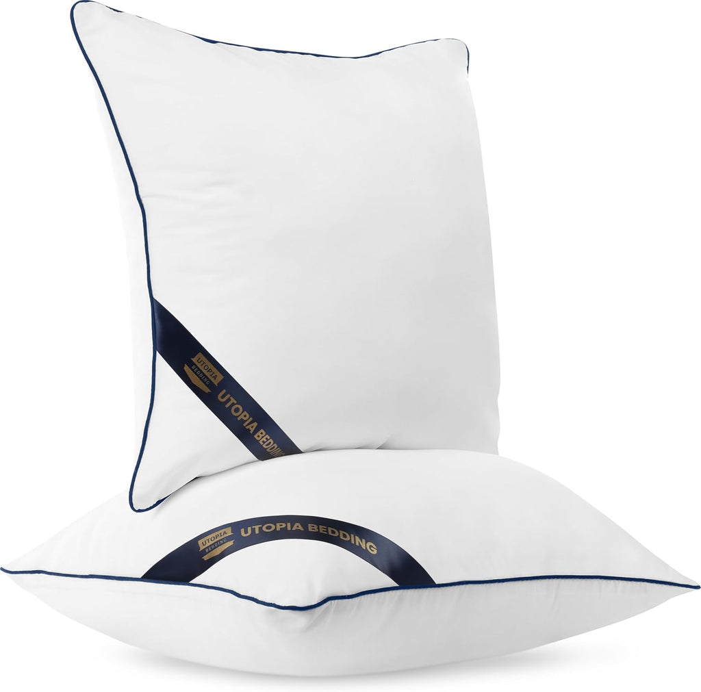 Utopia Bedding Throw Pillow Inserts - Decorative 26 x 26 Inch White Pillows for Sofa & Bed (Pack of 2)