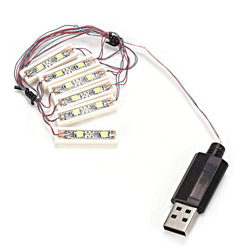 LED Down Lights USB Powered Brick, Compatible with Bricks or Major Brand Functions Power Functions Light, Building Blocks Lights Bricks City DIY Combination Module Building Block Lights Bricks City