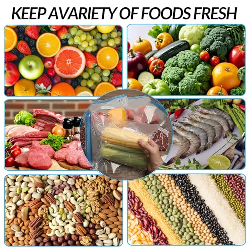 Fazlynyi Sous Vide Bags 27Pcs - BPA Free Reusable Vacuum Zipper Bags