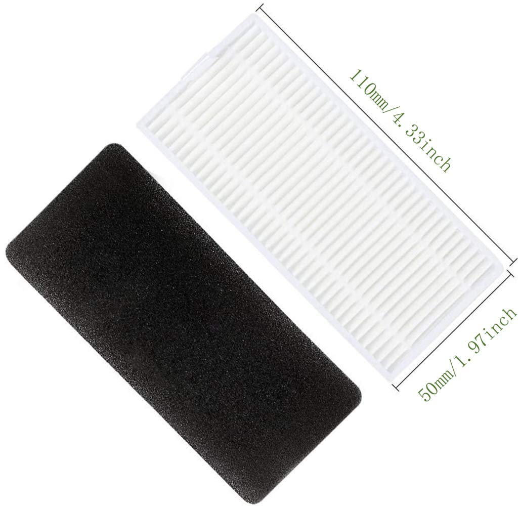 Replacement Parts for Deebot N79 N79s N79SE N79W 500 661 D601 710 711 711S, Ecovacs dn622.11 Replacement Parts, Deebot n79s Replacement Filter, Deebot Filter Replacement