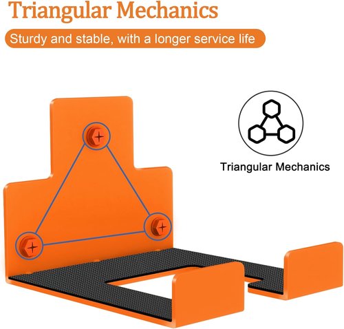 Heavy Duty Garage Organizer - Wall Mounted Weed Eater Hanger & Trimmer Rack | 2 Pack for Garden Tools