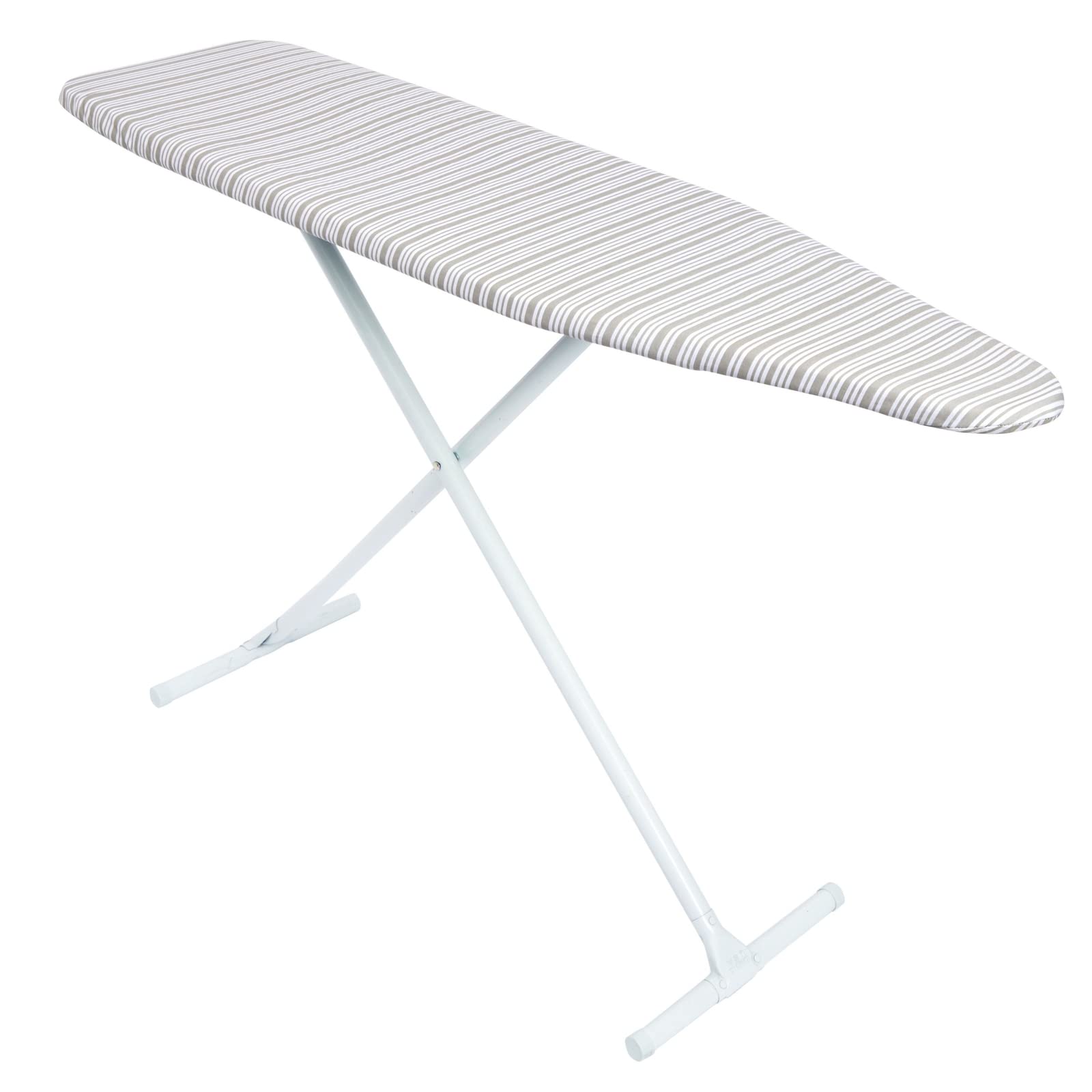 Juvale Ironing Board Cover & Pad - Secure Drawstring Fit for Iron Board Cover with Padding - Extra-Thick Foam for Pressing Pad - 15 x 54 in, Grey Stripe