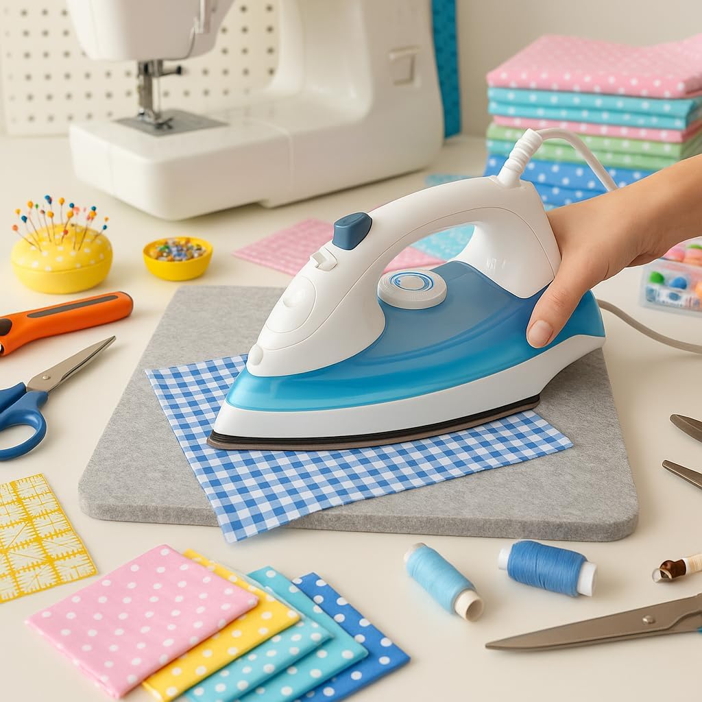 Wool Ironing Mat - Portable Pressing Pad | Ironing Board Alternative for Quilting & Travel (11.5" x 14.5")