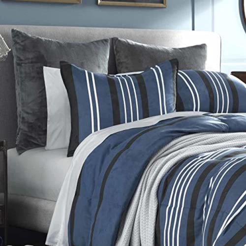 Nautica - Euro Sham, Soft Fleece Bedding with Zipper Closure, Stylish Bedding Set for Bed or Couch (Plush Euro Grey, 26" x 26")