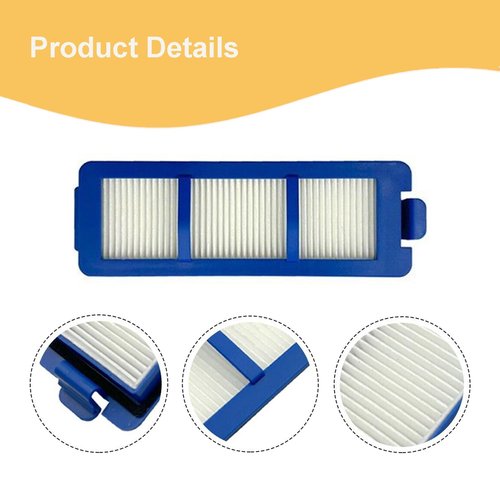 Replacement Parts Filter Compatible with eufy RoboVac G35, G35+, G40, G40 Hybrid, G40+, G40 Hybrid+, G30 SES, G30 Hybrid SES Robot Vacuum Cleaner Accessory, 3-Pack Filter