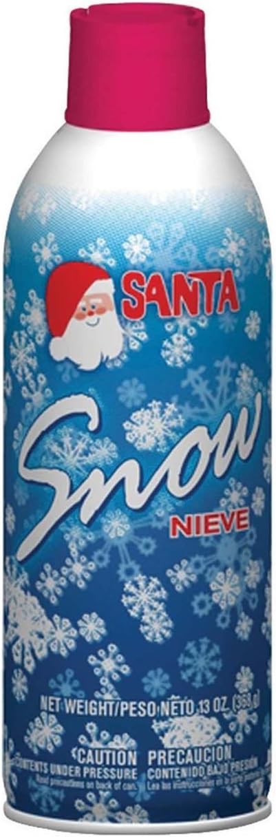 Santa Christmas Spray - White Snow Effect for Festive Decor | 1 Aluminum Can
