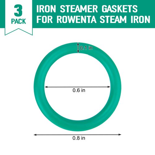 Dairrr Fuuu Iron Steamer Replacement for Rowenta Steam Iron CS-00098730 DG5030, Boiler Cap O-Ring Gasket Seal Replacement Parts 3 Pack