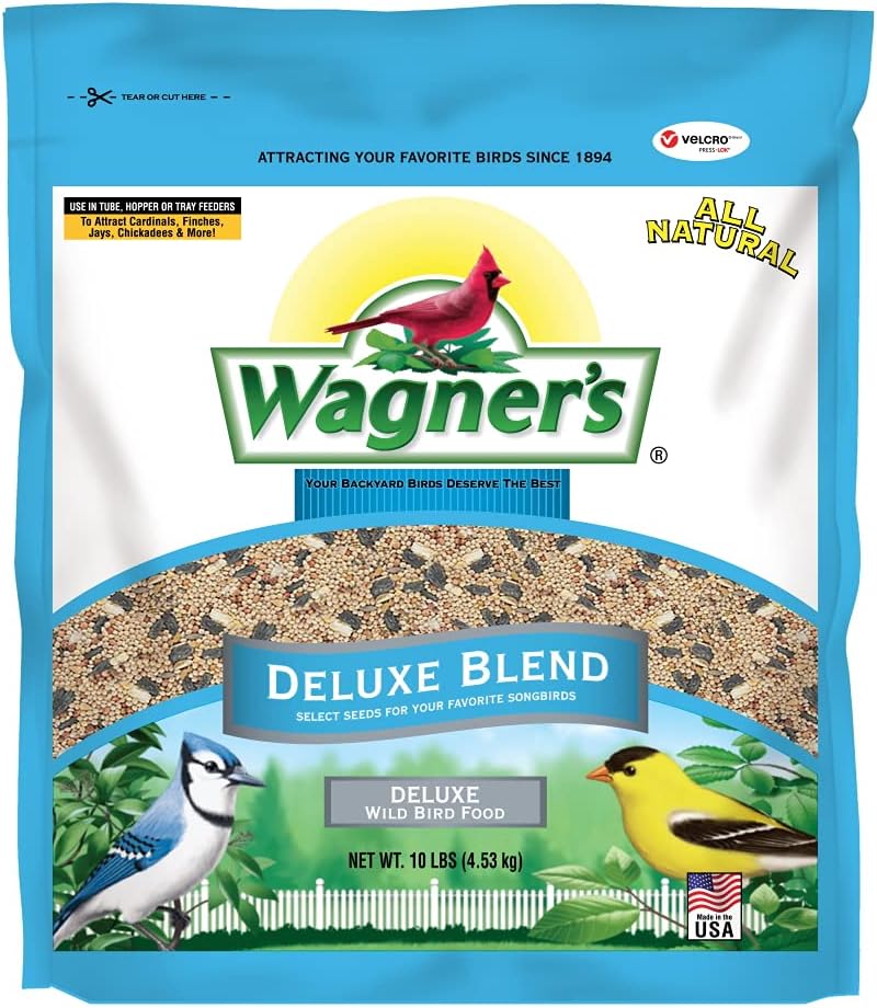 Wagner's Deluxe Wild Bird Food - Premium 10 lb Bag for Attracting Diverse Birds