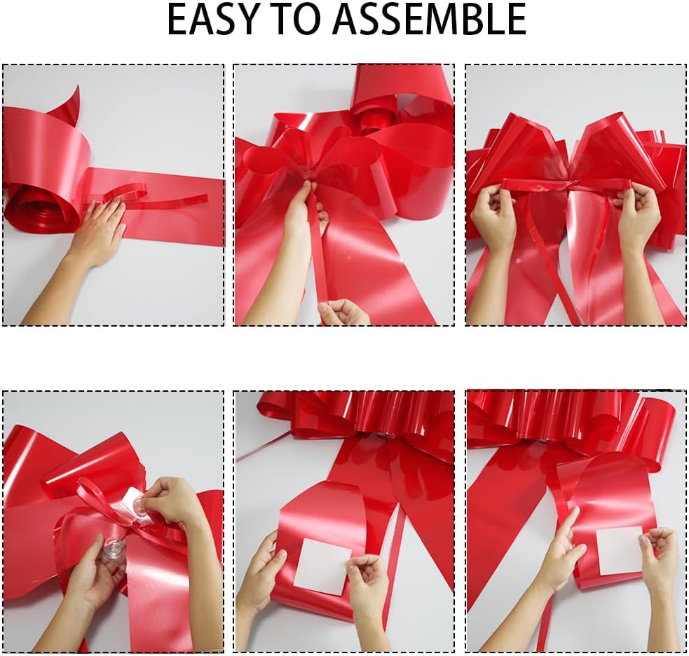 Skiennix 23-Inch Giant Car Bow - Perfect Pink Gift Bow for Weddings, Birthdays & Christmas Decor