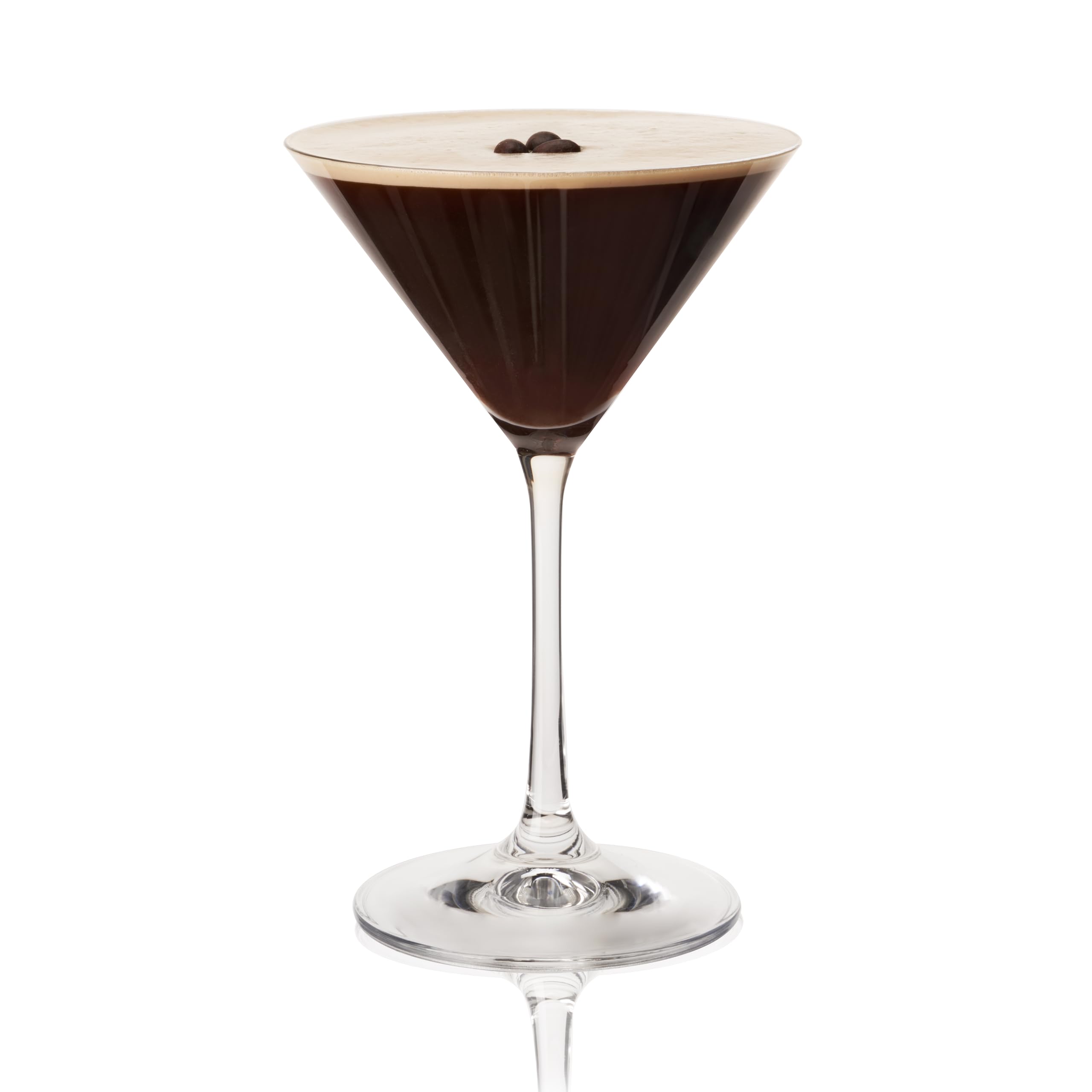 Spiegelau Espresso Martini Glass, Crystal Martini Glasses for Cocktails, Dishwasher Safe, Diamond Cut Glassware for Home Bar, 8.4 oz, Set of 4