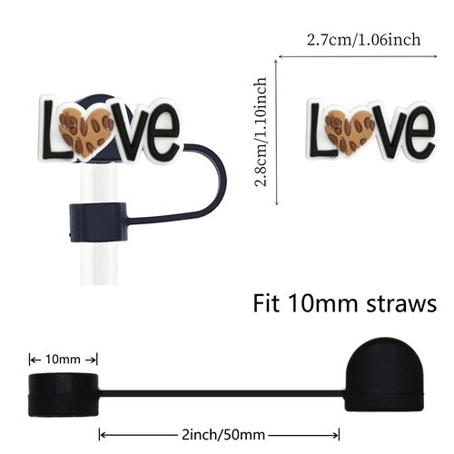 1000 PCS Random Different Straw Cover Cap for Stanley Cup,Straw Topper Compatible for 30 and 40 Oz Tumbler with Handle,10 mm 0.4 in Reusable Straw Tips Lids,Straw Tip Covers for Party Decor