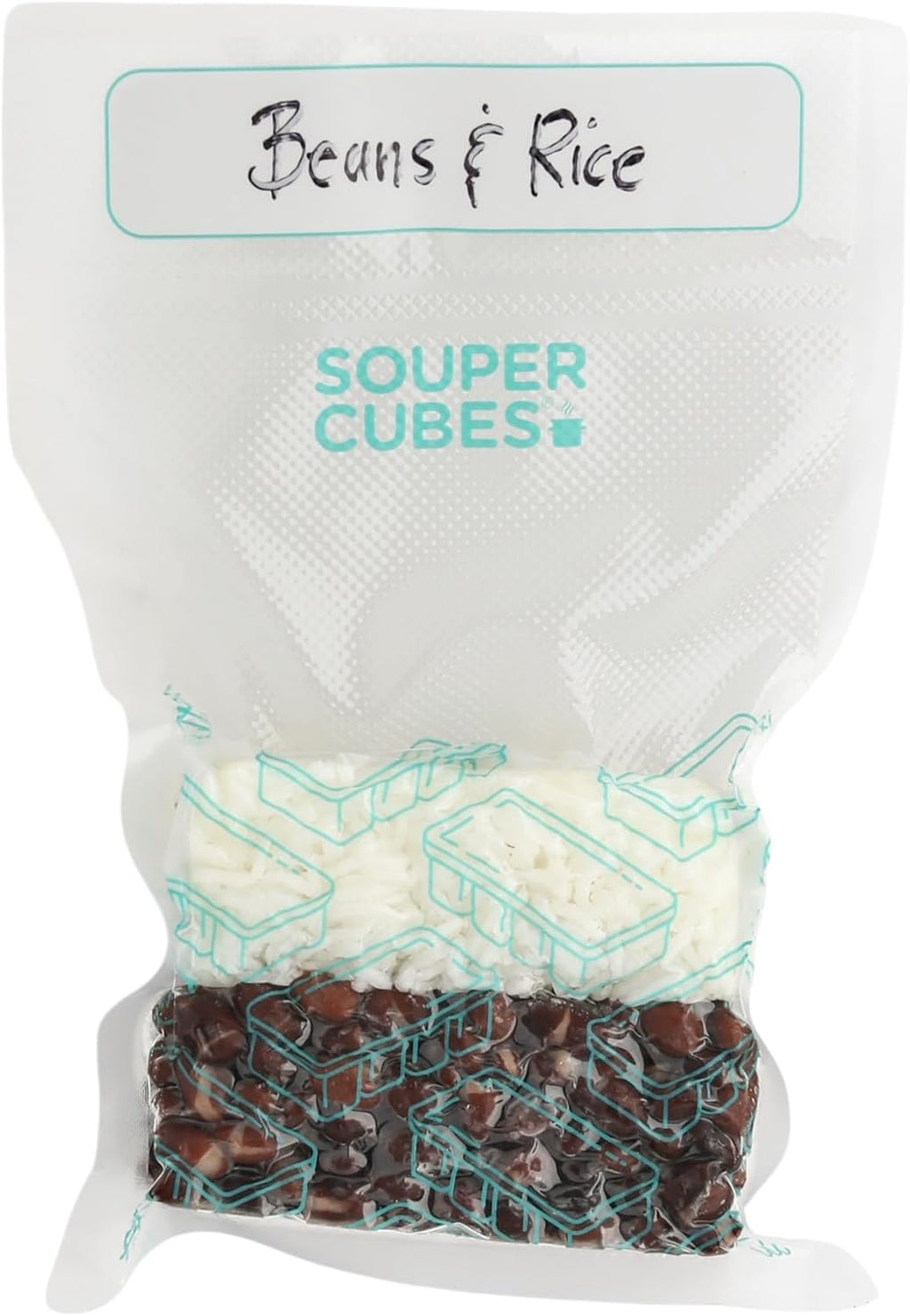 Souper Cubes Vacuum Sealer Bags - 100-Count BPA-Free Precut Pint Bags for Meal Prep & Freezing