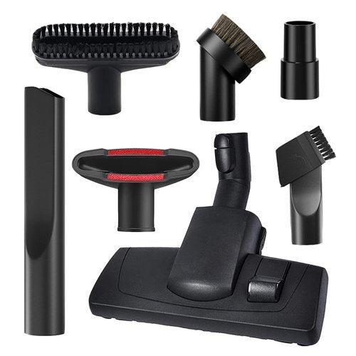 Alrens 7PCS Vacuum Attachments & Brushes for Miele Vacuums - Hardwood Floor Brush Attachment with Wheels for Low-Pile Carpets and All Smooth Floors, Compatible with C1 C2 C3, S2 S4 S5 S6 S8 Series