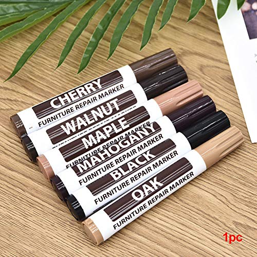 Black Furniture Repair Marker - Wood Stain & Scratch Fix Pen