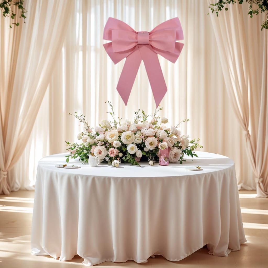 Pink Big Car Ribbon Bow - Extra Large Jumbo Bow for Gifts | Perfect for Sweet 16, Birthdays & Christmas