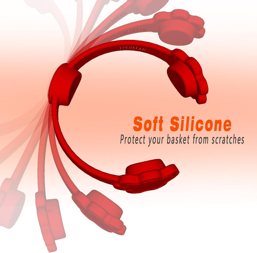 Skiennix 12-Piece Air Fryer Magnets - Silicone Buckle for Securely Holding Parchment Liners