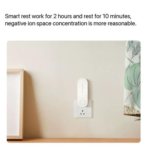 2PCS Magair Air Purifie, Magair Air Purifier Plug In With Replacement Filter, Suitable For Bedrooms, Toilets, Closets, Pet Room (White)