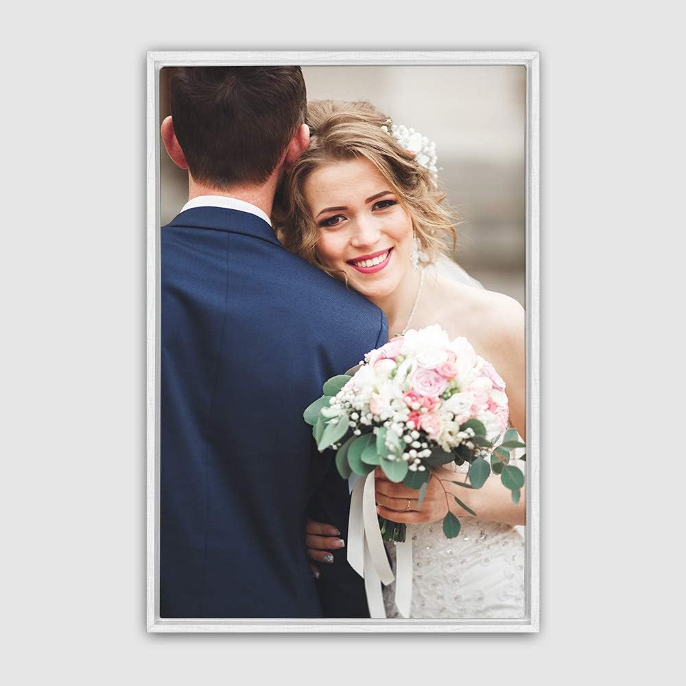 Wall26 Framed Canvas Wall Art - Custom Prints for Living Room & Bedroom | Ready to Hang - 16"x24" White Frame