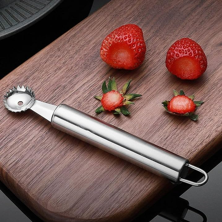Stainless Steel Strawberry Huller and Tomato Corer Fruit Stem Remover