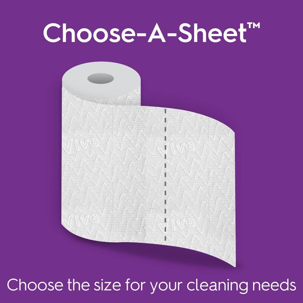 Viva Signature Cloth Paper Towels - Choose-A-Sheet, 6 Big Rolls = 9 Regular Rolls, 78 Sheets/Roll
