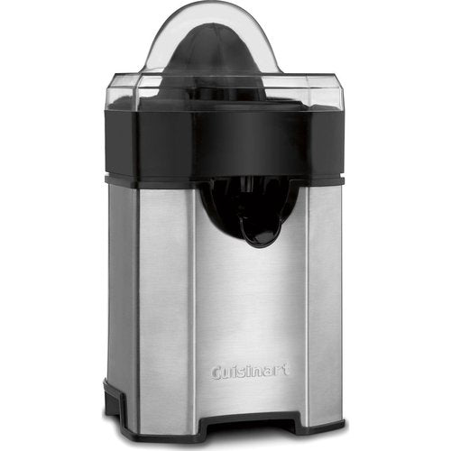 Cuisinart CCJ-500P1 Pulp Control Citrus Juicer, 1, Black/Stainless & WMR-CAP2 Round Classic Waffle Maker, Brushed Stainless,Silver
