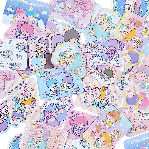 Sanrio Little Twin Stars Decorative Seal and Portable Card Case Set